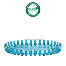 Bandeja redonda para servir em bio pl�stico Guzzini Dolcevita 31x3,5cm turquesa