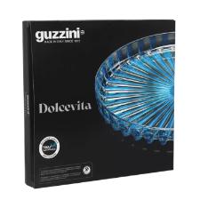 Bandeja redonda para servir em bio pl�stico Guzzini Dolcevita 31x3,5cm turquesa
