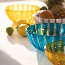 Saladeira bowl em bio pl�stico Guzzini Dolcevita 20cm �mbar