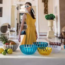 Saladeira bowl em bio pl�stico Guzzini Dolcevita 12cm p�rola