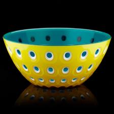 Jogo de bowls em acr�lico Guzzini Le Murrine 2 pe�as 12cm amarelo com �gua marinha