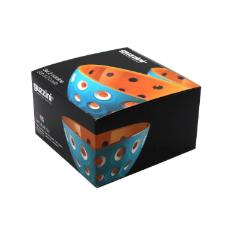 Jogo de bowls em acr�lico Guzzini Le Murrine 2 pe�as 12cm azul com laranja