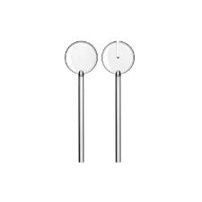 Par de talheres para salada em acr�lico Guzzini Happy Hour 2 pe�as 28cm incolor