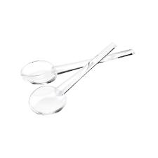 Par de talheres para salada em acr�lico Guzzini Happy Hour 2 pe�as 20cm incolor