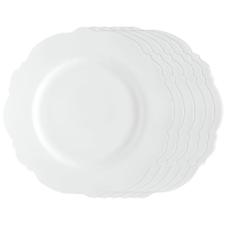 Jogo de pratos raso de porcelana Wolff Maldivas 6 pe�as 28cm