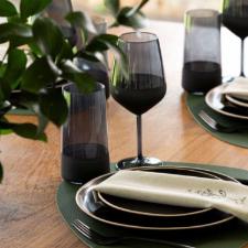 Copo em vidro Copa&Cia Duo 540ml preto