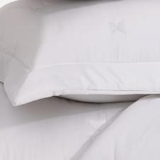 Colcha com Porta-Travesseiro Queen 250X270cm 600 fios Trussardi Rizzi Branco