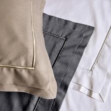 Fronha Padr�o 50x90cm 100% Algod�o Eg�pcio Trussardi Doppio Branco