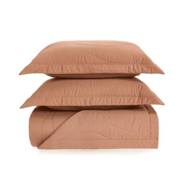 Colcha com Porta-Travesseiro Queen 100% Algod�o Eg�pcio Trussardi Novara Solare