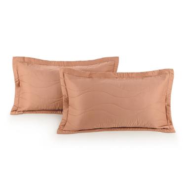 Jogo 2 Porta-Travesseiros Padr�o 300 fios Trussardi Novara Solare