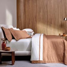 Jogo 2 Porta-Travesseiros Padr�o 300 fios Trussardi Novara Solare