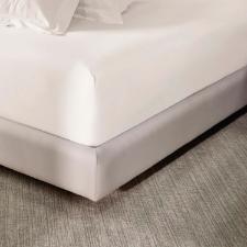 Len�ol com el�stico Trussardi Grasso cetim 300 fios queen 160x200x40cm branco