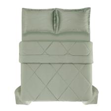 Edredom Trussardi Grasso cetim 300 Fios queen 250x270cm pistacchio