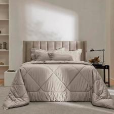 Edredom Trussardi Grasso cetim 300 Fios casal 220x270cm marmo