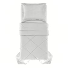 Edredom Trussardi Grasso cetim 300 Fios solteiro 180x270cm marmo