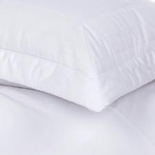 Colcha com porta-travesseiro Trussardi Vincenzo em algod�o 260X280cm queen branco