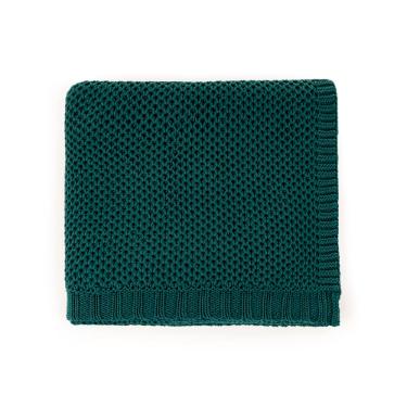 Peseira tricot em algod�o Trussardi Volastra 80x220cm alberi