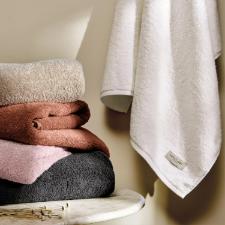 Jogo de Toalha Banh�o e Rosto 100% Algod�o Trussardi Fontani 86x150cm 2 pe�as Chumbo