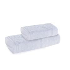 Jogo Lavabo e Rosto 100% algod�o Trussardi Raffinato Branco