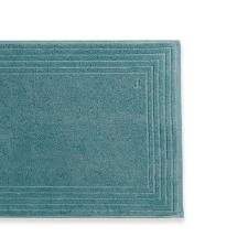 Toalha de piso Trussardi Linee em algod�o 48x80cm azul mare