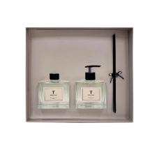 Jogo de �leo em vidro Trussardi Originale difusor e sabonete 200ml 2 pe�as