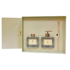 Jogo de �leo em vidro Trussardi Calabria difusor e sabonete 200ml 2 pe�as