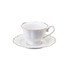 Jogo de jantar em porcelana Wolff Maldivas 42 pe�as filete ouro 18179