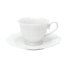 Jogo de jantar em porcelana Wolff Maldivas 42 pe�as branco 18177