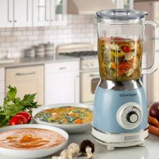 Liquidificador Ariete 583 Vintage azul com copo de vidro 1,5 litro 1000w 220 volts