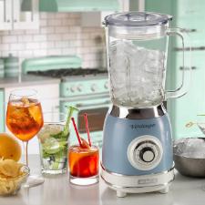 Liquidificador Ariete 583 Vintage azul com copo de vidro 1,5 litro 1000w 220 volts