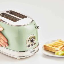 Torradeira Ariete 155 Vintage verde desligamento autom�tico 750w 220 volts