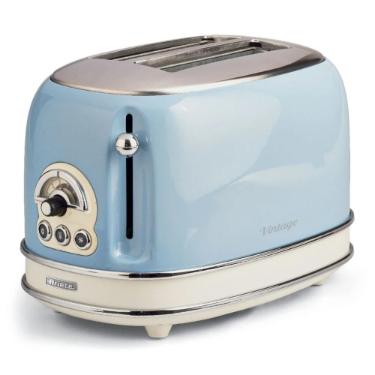 Torradeira Ariete 155 Vintage azul desligamento autom�tico 750w 220 volts