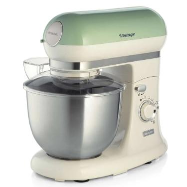 Batedeira planet�ria Ariete 1588 Vintage verde 7 velocidades tigela inox 600w 220 volts