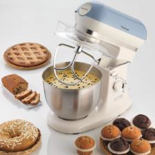 Batedeira planet�ria Ariete 1588 Vintage azul 7 velocidades tigela inox 6000w 220 volts