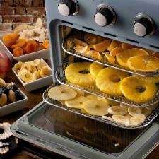 Fritadeira Air Fryer Ariete 4632 Vintage azul porta transparente 1400w 16 litros 220 volts