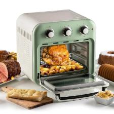 Fritadeira Air Fryer Ariete 4632 Vintage verde porta transparente 1400w 16 litros 220 volts