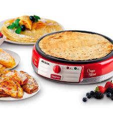 M�quina para crepes Ariete 202 Retr� Party Time vermelha 1000w 220 volts