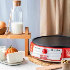 M�quina para crepes Ariete 202 Retr� Party Time vermelha 1000w 220 volts