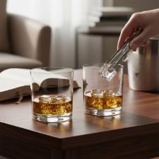 Jogo de Copos em Cristal para Whisky Bohemia Barline 410ml: Eleg�ncia e Transpar�ncia em 6 Pe�as