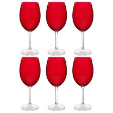 Jogo de ta�as para vinho em cristal Bohemia Gastro 450ml 6 ta�as vermelhas 4S032/450