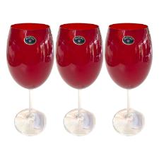 Jogo de ta�as para vinho em cristal Bohemia Gastro 450ml 6 ta�as vermelhas 4S032/450