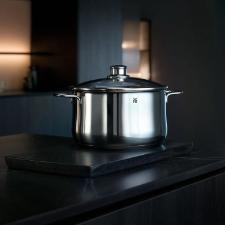 Jogo de panelas em a�o inox WMF Diadem para Indu��o 5 Pe�as prata