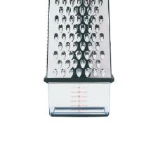 Ralador 4 Lados com dispenser em a�o inox OXO Good Grips 30x11x7cm prata e preta