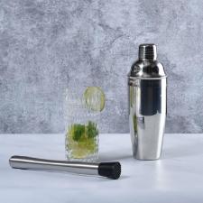 Socador drink ou caipirinha em a�o inox Kenya Bar Collection 21cm