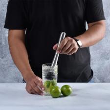 Socador drink ou caipirinha em a�o inox Kenya Bar Collection 21cm