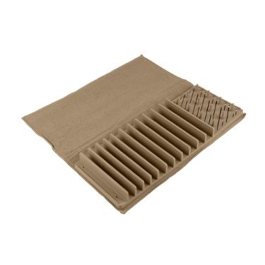 Escorredor de lou�as Hudson com tapete 45x41cm bege