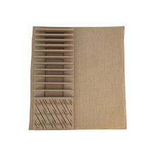 Escorredor de lou�as Hudson com tapete 45x41cm bege