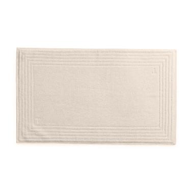 Toalha de piso Trussardi Linee em algod�o 48x80cm nocciola