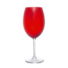 Jogo de ta�as vinho em cristal ecol�gico Wolff Banquet 580ml 6 pe�as vermelho