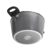 Jogo de panelas Brinox Optima 5 pe�as em alum�nio Stone: Versatilidade, design e fundo para Indu��o